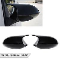 M style Veidrodėlių Dangteliai, komplektas skirtas BMW E90 / E91 (05-08), juodi blizgūs