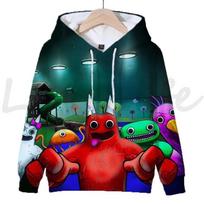 Garten Of BanBan Hoodies Vaikų drabužiai Megztinis Banban sodas Vaikų Hoody Palaidinė Berniukams Mergaitėms Hoodie Streetwear Ruduo 2023 100CM