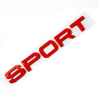 3D nauji SPORT HSE raidės bagažinės lipdukai automobilio galinės bagažinės ženkleliams, skirti R/ange-D/over L/and-R/over D-Discovery D-Fender automobilio galinės bagažinės lipdukams SPORT raudona