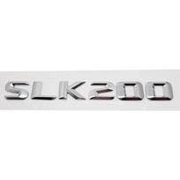 Automobilio galinės raidės Lipdukai Bagažinės emblema SLK55 SLK63 SLK200 SLK230 SLK250 SLK280 SLK300 SLK320 SLK350 SLK200 sidabras