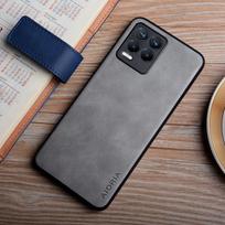 Odinis dėklas Realme 8 Pro 8i, funda, lygus pojūtis, patvarus telefono dėklas realme 8 dėklui, coque Realme 8 Pro šviesiai pilka spalva