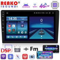 2 din 9 colių Android 8 branduolių 4G Carplay automobilio radijo daugialypės terpės grotuvas Navigacijos GPS stereofoninis, skirtas VW Ford Nissan Kia Honda Toyota 8-core 2GB+32GB FAN