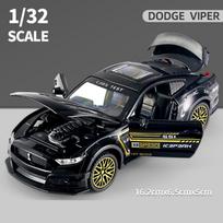 1/32 Ford Mustang Shelby GT500 lydinio sportinio automobilio modelis lietas ir žaislinės transporto priemonės metalinio automobilio modelio simuliacijos kolekcija vaikiška dovana juoda