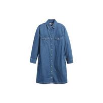 Levis Marškininė suknelė moterims, medvilninė, universali, džinsinė, džinsų mėlyna 85793-0000 XS