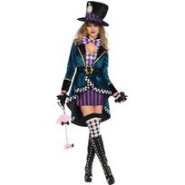 Helovino laikrodis Mad Hatter Cosplay kostiumas Seksuali suaugusiųjų pasakų suknelė Moteriška stebuklinga šou puošni Kalėdinė suknelė L