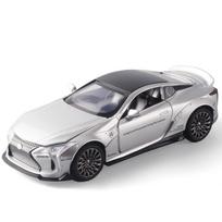 1/32 Lydinio Liejimo Automobilio Žaislas LEXUS LC500 Sportinis Automobilis Metalinis Modelis Simuliacija su Atitraukiamu Mechanizmu Garsu ir Šviesa Kolekcija Vaikų Dovana sidabras