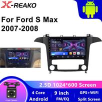 „Android 13 Carplay Auto“, skirta „Ford S Max S-MAX“, 2007 m. 2008 m., 2009 m., 2010 m. 4 core 1GB+32GB carplay