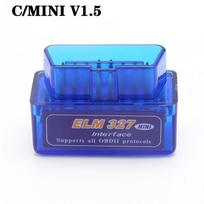 MINI ELM327 V1.5 OBD2 variklio skaitytuvas OBD 2 OBDII ELM 327 V2.1/ V 1 5 automobilio diagnostikos adapteris su Bluetooth suderinamas automatinis įrankis