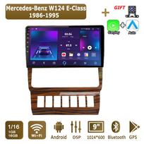 Android Carplay Automobilinis Radijas Mercedes-Benz W124 E-Class 1986-1995 Multimedijos Grotuvas Pagrindinis Įrenginys Stereo GPS Navigacija BT WIFI 4+64GB 1+16GB