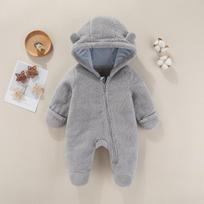Šiltas aksominis kombinezonas rudeniui/žiemai - naujagimiui ir mažyliui 3 months