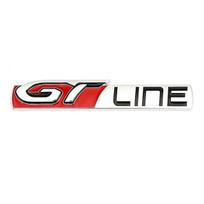 GT Line logotipo 308 508 automobiliui galinio bagažinės dangčio emblema šoninio sparno ženklelis lipdukai sidabras