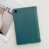 Samsung Tab A9+ planšetinio kompiuterio dėklas: Apsauginis TPU Tri-Fold dangtelis, skirtas A8 Cellular ir A7 Lite Tab A9 8.7" tamsiai žalia spalva