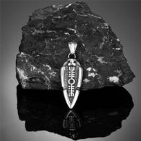 Norse Mythology Odin's Spear Necklace Men Stainless Steel Gungnir Arrowhead Pendant Viking Rune Valknut Amulet Icelandic Jewelry 60CM