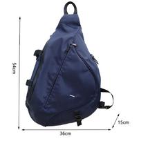 Men's Shoulder Nylon Waist Packs Sling Bag Crossbody Sport Outdoor Shoulder Chest Bag Pack Daily Picnic Messenger Bag