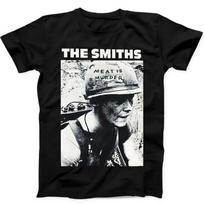230 g/m² 100% medvilnės The Smiths Meat Is Murder Punk Rock Retro Muzikos Dovana Marškinėliai Juodi T-shirt B18 XXS juoda