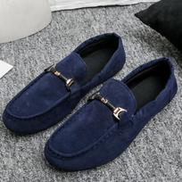 Vyriški madingi slip-on laisvalaikio korėjietiško stiliaus batai Size 39 gray