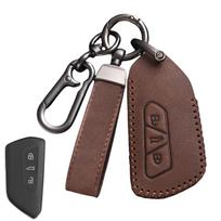 Odinis automobilio rakto dėklas dangtelis apvalkalas pultelis Volkswagen Golf 8 MK8 ID3 ID4 Cupra Skoda Octavia A8 SEAT Leon MK4 Formentor Tarraco