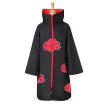 Učiha Itačio Akatsukio apsiaustas su raudonu debesies anime kostiumu ir galvos apdangalu bei karoliais Helovinui, suaugusiam vaikui 2XL