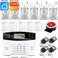 Tuya Smart daugiakalbė LCD WiFi ir 4G signalizacijos sistema su programėlės valdymu 4G+WIFI EU Version + US Power Adapter