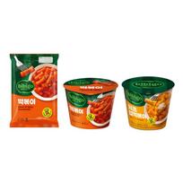 [Bibigo] Saldūs ir aštrūs ryžių pyragėliai Tteokbokki 3 rūšys / Topokki Cup x 1 (original)