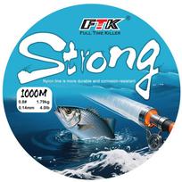 1000M Fluorkarbono danga Žvejybos valas 0.14mm-0.50mm 4.0LB-24.5LB Anglies pluošto pavadėlis Žvejybos masalų viela Grimztantis valas Japonija 0.14mm-4.0LB žalia