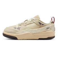 Who Decides War x Air Jordan Jordan Flight Court PS Pasaulis yra jūsų aikštelė - Crèpe vaikiški kedai Kreminis kokoso pienas Varsity-Raudonas HQ2960-100 35