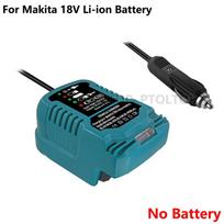 Nešiojamas Mini Automobilio Akumuliatoriaus Įkroviklis Makita/Dewalt/Milwaukee 18V Li-ion Akumuliatoriui, Cigarečių Degiklio Kištukas su LED Indikatoriumi