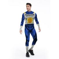 Vyriški Japonų Anime Helovino Cosplay Kostiumai Suaugusiems Superherojus Kariūnas Samurajus Vienas gabalas Kombinezonas Karnavalo Šventės Persirengimo Apranga S