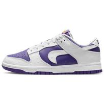 Nike  Dunk Low Flip The Old School Women Sneakers Purple White Varsity-Purple DJ4636-100 37.5
