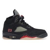 Air Jordan 5 Retro GORE-TEX Off-Noir moteriški sportbačiai juodi ugniai raudoni muslin DR0092-001 35.5