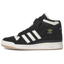 adidas Forum Mid Juodi Kreminiai Gumos Unisex Sportbačiai Core-Black Cream-White FZ6252 36⅔