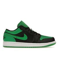 Air Jordan 1 Low Black Lucky Green Vyriški sportbačiai balti 553558-065 44 black