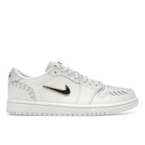 Air Jordan 1 Low Gamybos būdas Sail Metallic Gold Moteriški kedai Kreminiai FN5032-100 42.5 white