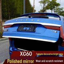 Volvo XC60 (2018-2026) Galinio dangčio apdaila – Viršutinės ir apatinės ryškios juostelės modifikacija XC60 Upper Tailgate Trim