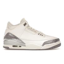 Air Jordan 3 Retro Sail Metallic Silver Moteriški sportbačiai Cream Cement-Grey CK9246-100 35.5