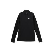 Nike Swim Vienos spalvos Patogus Laisvalaikio Megztinis Ilgomis Rankovėmis Banglenčių Marškinėliai Vyriški Viršutiniai Drabužiai Juoda FZ6241-010 L