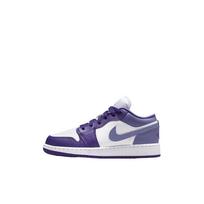 Air Jordan 1 Low GS Dusty Amethyst Vaikams Sportbačiai Violetiniai Teismo Violetiniai Balti 553560-551 36