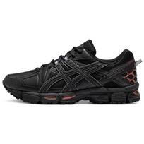 Asics Gel-Kahana 8 Patogūs Lauko Audinio Sintetinės Odos Žemi Bėgimo Bateliai Trumpoms Distancijoms Vyriškas Sneakeris Juodas 1011B109-005 39