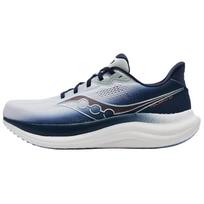 Saucony Triumph 23 Wide Madingi Patogūs Amortizuojantys Kvėpuojantys Bėgimo Bateliai Unisex Bėgimo Bateliai Mėlyni S31024-557 37.5 gray