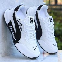 Vyriški kvėpuojantys tinklelio laisvalaikio batai - Lengvi, minkštu padu, madingi bėgimo sportbačiai rudeniui Size 44 a007 balta juoda tinklelio padėklo spalva