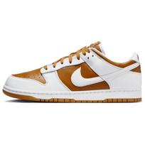 Nike Dunk  Dark Curry  anti-slip low-top skate shoes for men in white and brown FQ6965-700 36.5
