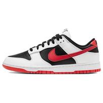 Nike Dunk Low Retro Baltos Juodos Universitetinės Raudonos Skeitbordistų Batai Kedai FD9762-061 35.5