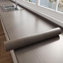 Medžio rašto lipni plėvelė baldų renovacijai - Spintelės, Drabužių spintos ir Stalviršio imitacija medžio apdaila. 40cm x 2m balzaminės medienos raštas (aliuminio folijos pagrindas) spalva