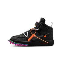 Nike Air Force 1 Mid Off-White Clear Black EU 36.5 juoda