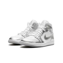 Air Jordan 1 Mid SE Metallic Silver EU 38.5 pilka
