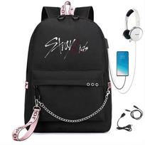 StrayKids Kuprinė Periferinė Grandinėlė Kuprinė USB Įkraunama Laisvalaikio Krepšys Kelioninė Kuprinė