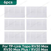 Suderinama su TP-Link Tapo RV30 Max Plus/ RV30 Max/ RV20 Max Plus / RV20 Max Priedai Hepa filtras Mopas Šoniniai šepečiai Dalys