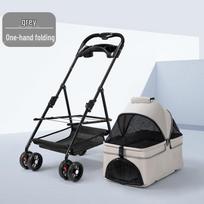 Lengvas sulankstomas vežimėlis augintiniams katėms ir šunims Pet Stroller