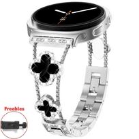 Deimantinis dirželis Samsung Galaxy Watch 8 44mm 40mm Blizgantis dizainas Prabangus moteriškas apyrankės dirželis Samsung Galaxy 8 Classic 46mm Ultra 47mm Correa Galaxy Watch 8 40mm sidabras