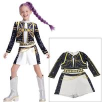 Vaikų Mergaičių Kpop Rumi Zoey Mira Demonų Medžiotojos Cosplay Kostiumas Persirengimas Vaikui Spausdinti Drabužiai Vaidmenų Žaidimas Helovino Karnavalo Kostiumas 110cm